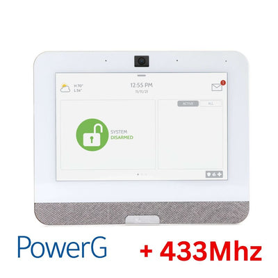 Qolsys IQ Panel 4 PowerG + 433 Touchscreen Wireless Alarm System