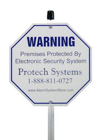 alarm system yard signs